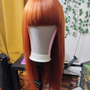 *SOLD* Vibrant Orange Women's Wig